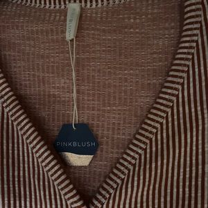 Pink blush maternity dress